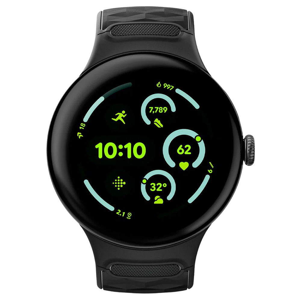 Bracelet Spigen Parallax pour Google Pixel Watch 45mm Series, Noir Mat AMP10192