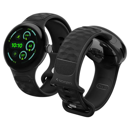 Bracelet Spigen Parallax pour Google Pixel Watch 45mm Series, Noir Mat AMP10192