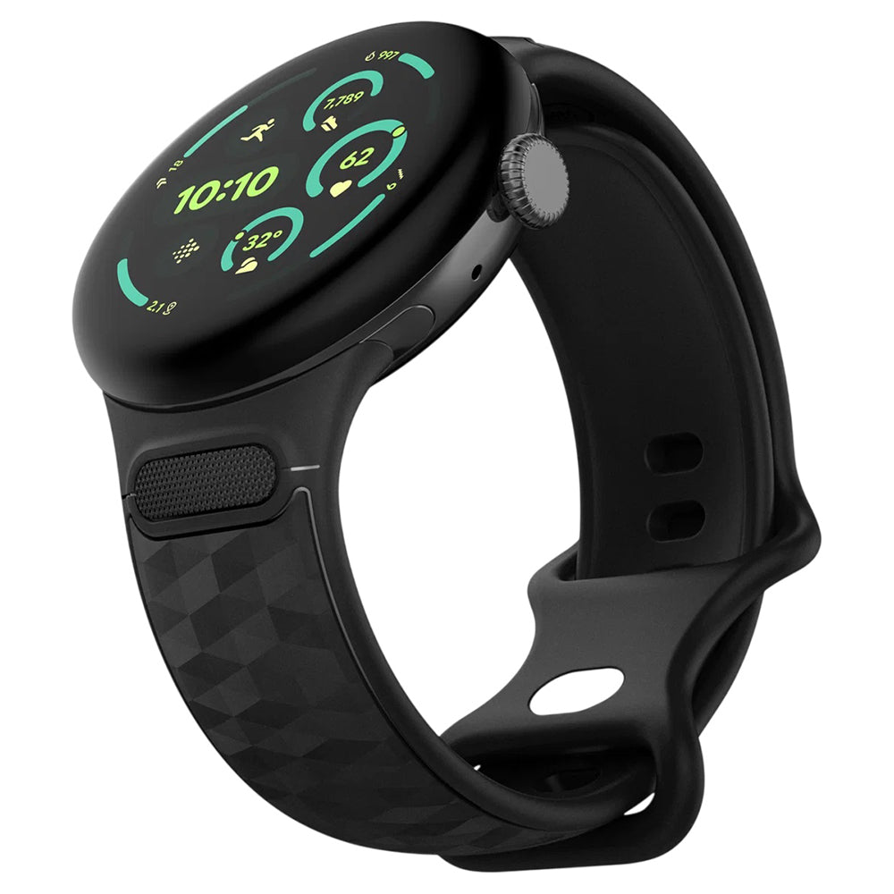 Bracelet Spigen Parallax pour Google Pixel Watch 45mm Series, Noir Mat AMP10192