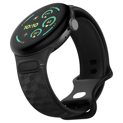 Bracelet Spigen Parallax pour Google Pixel Watch 45mm Series, Noir Mat AMP10192