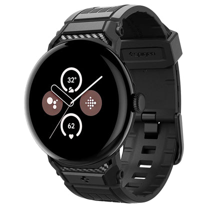 Bracelet Spigen Rugged pour Google Pixel Watch 45mm Series, Noir AMP07600