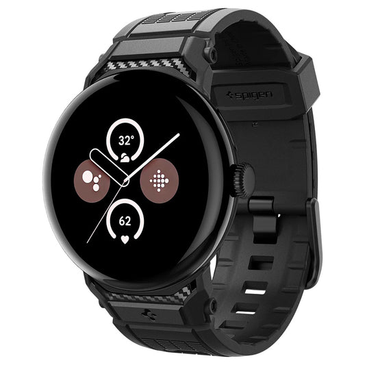 Bracelet Spigen Rugged pour Google Pixel Watch 45mm Series, Noir AMP07600