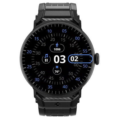 Bracelet Spigen Rugged pour Google Pixel Watch 45mm Series, Noir AMP07600