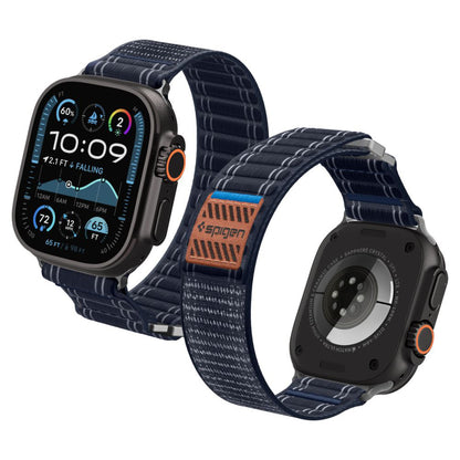 Bracelet Spigen WBF0 pour Apple Watch 49mm / 46mm / 45mm / 44mm Series, Bleu Marine