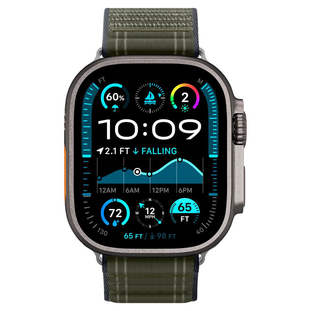 Bracelet Spigen WBF0 pour Apple Watch 49mm / 46mm / 45mm / 44mm Series, Vert