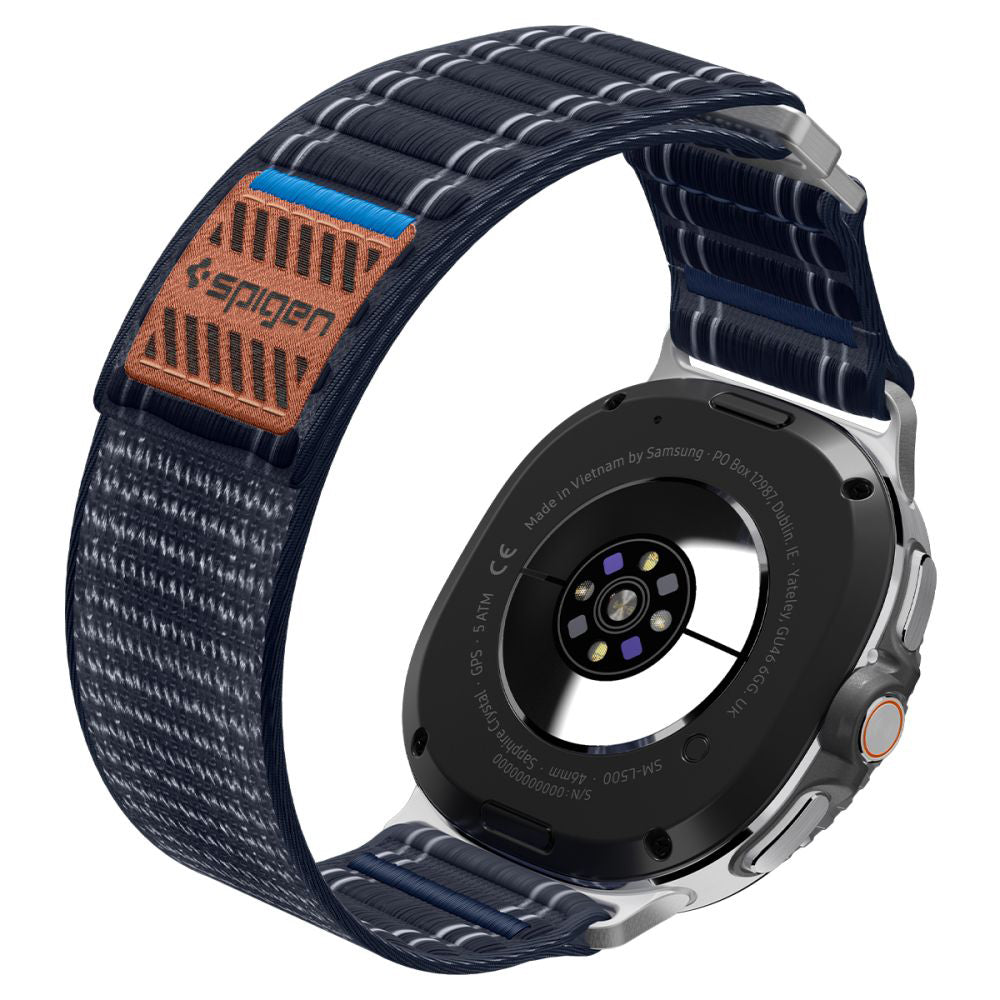 Spigen WBF0 Strap for Samsung Galaxy Watch8 / Watch8 Classic Series, Navy Blue