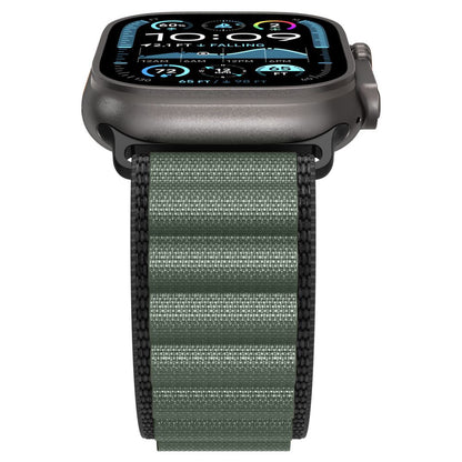 Bracelet Spigen WBF1 pour Apple Watch 49mm / 46mm / 45mm / 44mm Series, Noir Vert