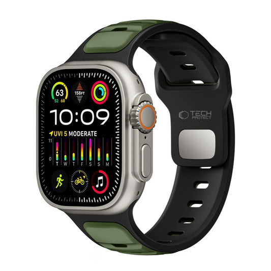 Tech-Protect Iconband Line Strap for Apple Watch 49mm / 46mm / 45mm / 44mm Series, Green