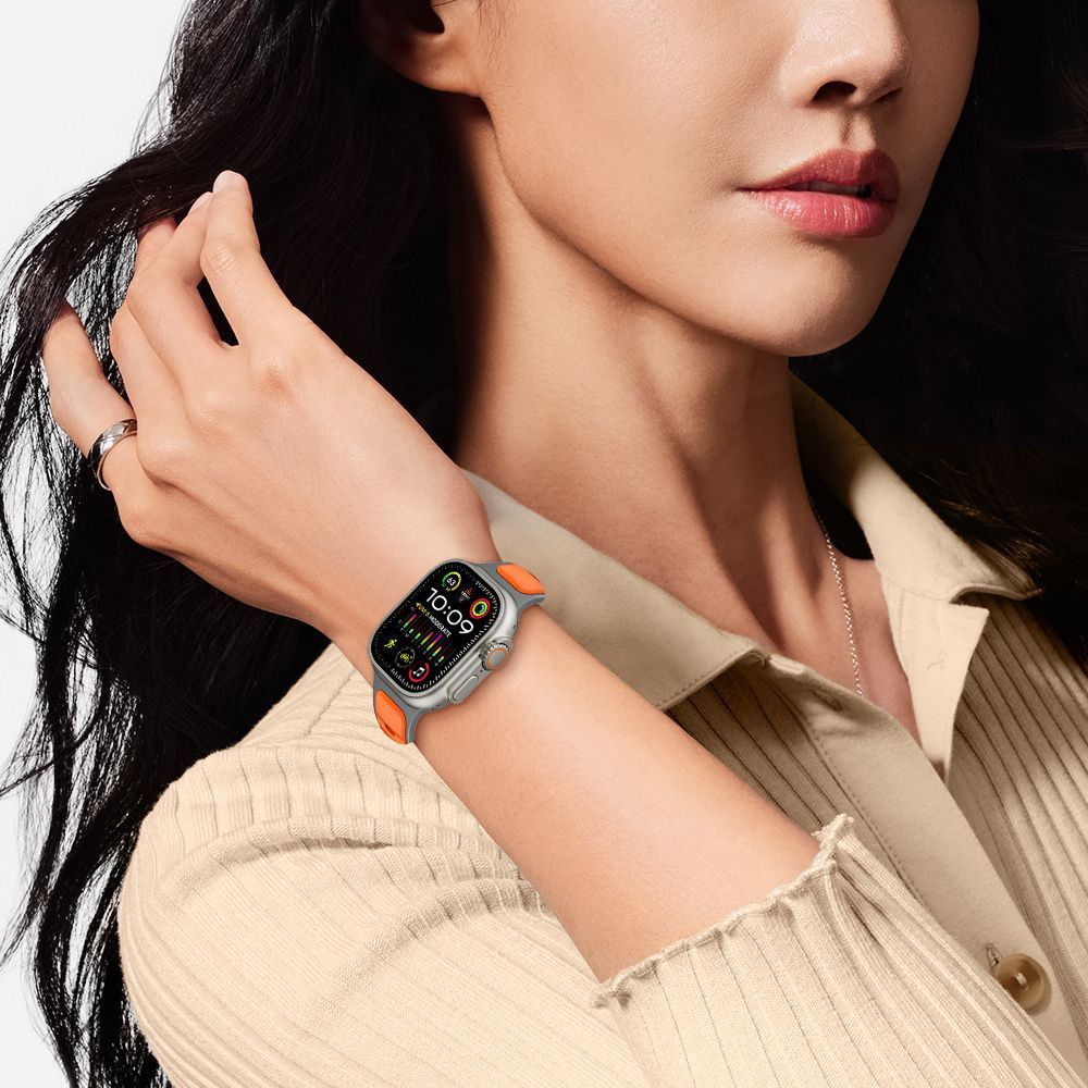 Bracelet Tech-Protect Iconband Line pour Apple Watch 49mm / 46mm / 45mm / 44mm Series, Noir