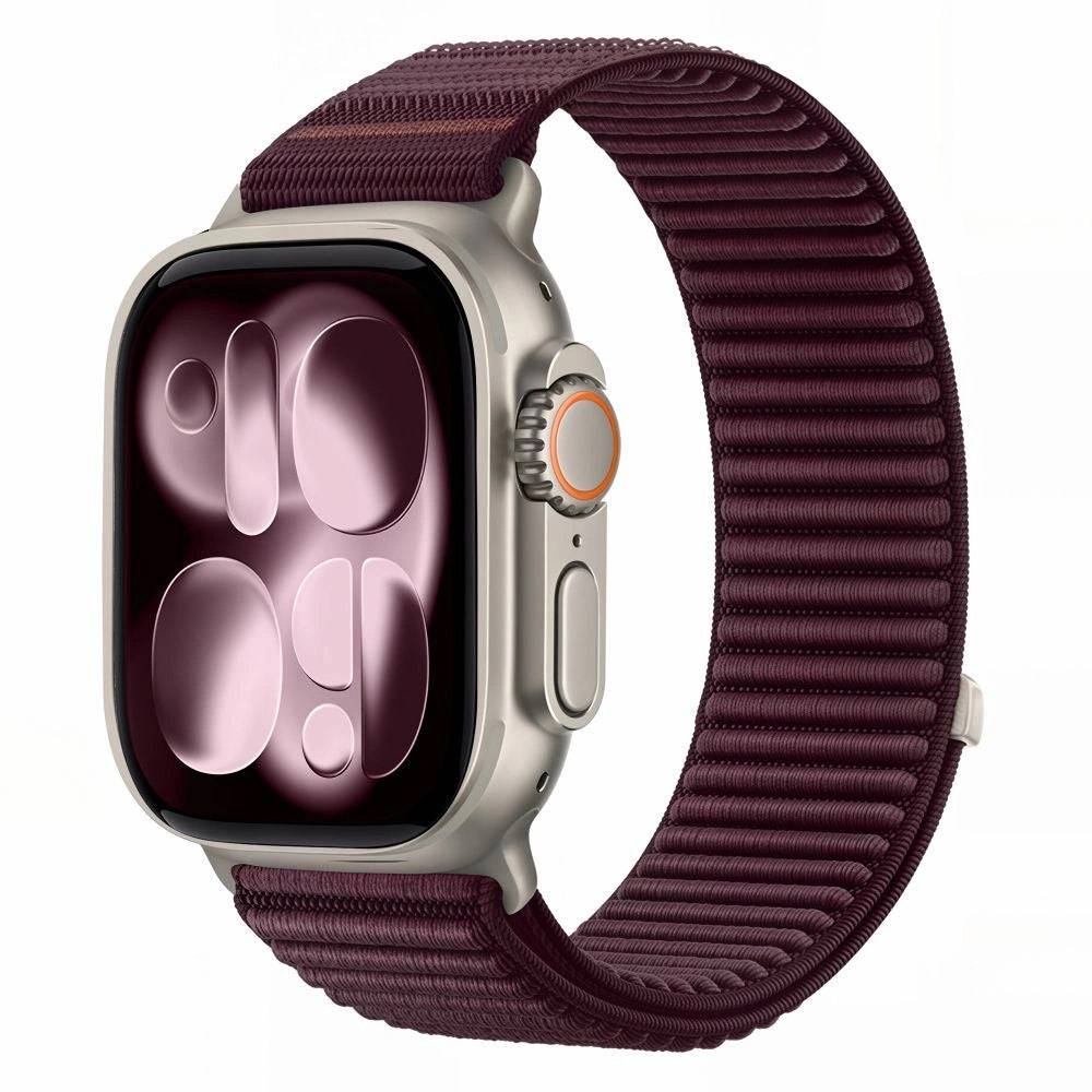 Bracelet Tech-Protect NylonLoop pour Apple Watch 49 mm / 46 mm / 45 mm / 44 mm Series, bordeaux
