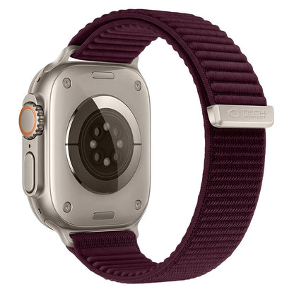 Bracelet Tech-Protect NylonLoop pour Apple Watch 49 mm / 46 mm / 45 mm / 44 mm Series, bordeaux
