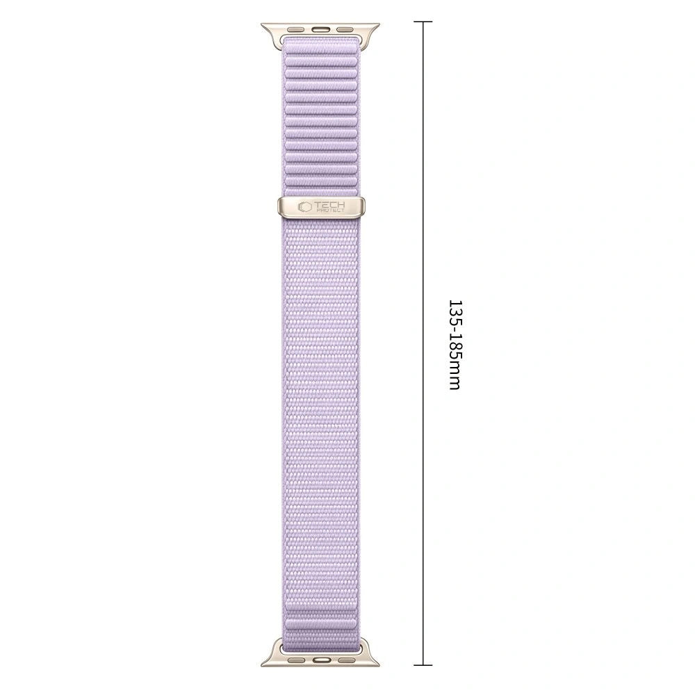Bracelet Tech-Protect NylonLoop pour Apple Watch 49 mm / 46 mm / 45 mm / 44 mm Series, violet