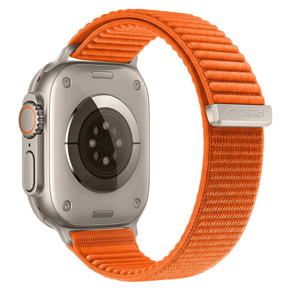 Bracelet Tech-Protect NylonLoop pour Apple Watch Series 49 mm / 46 mm / 45 mm / 44 mm, orange
