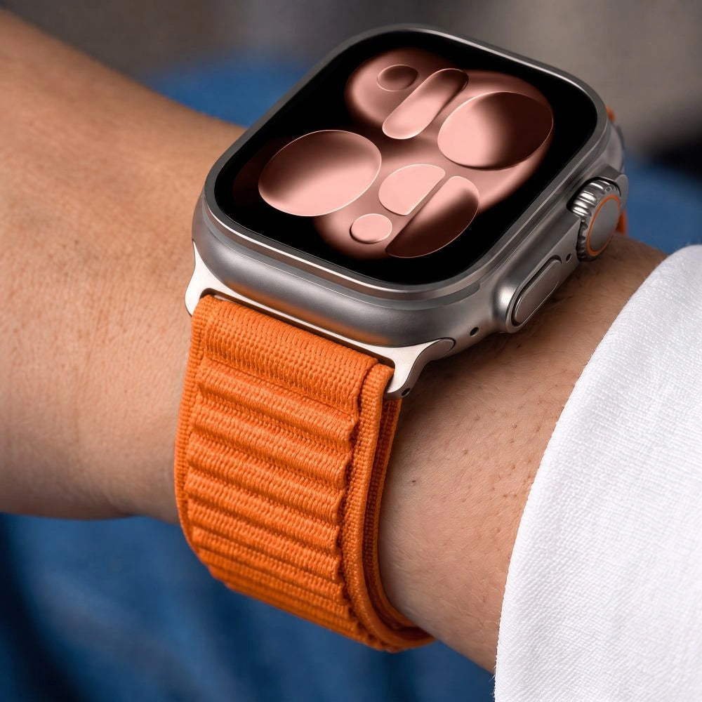 Bracelet Tech-Protect NylonLoop pour Apple Watch Series 49 mm / 46 mm / 45 mm / 44 mm, orange