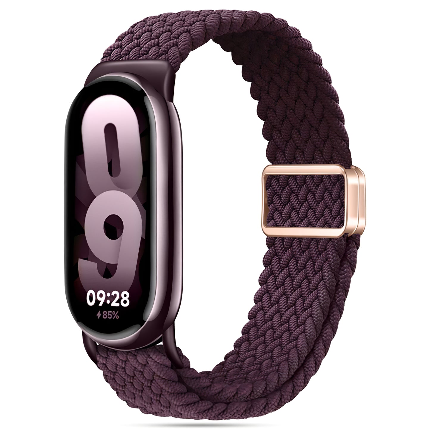 Tech-Protect Bracelet NylonMag pour Xiaomi Smart Band 8/9, Bourgogne 