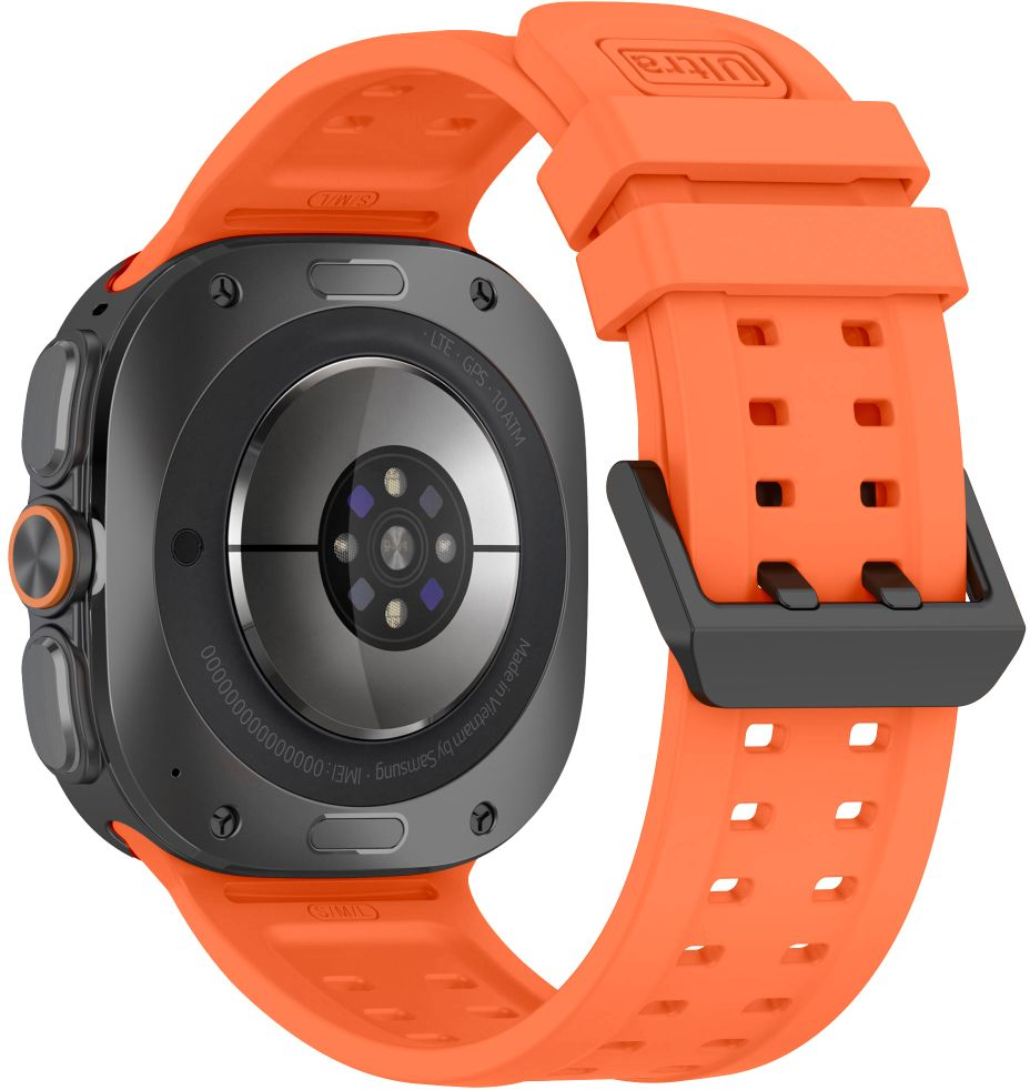 Bracelet Tech-Protect Silicone Air pour Samsung Galaxy Watch Ultra Series, Orange