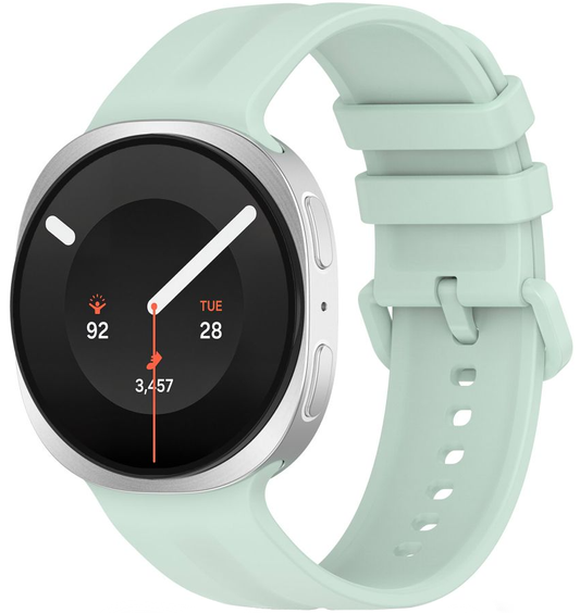 Bracelet Tech-Protect Silicone Evo pour Samsung Galaxy Watch9 / Watch8 / Watch8 Classic Series, Vert Menthe