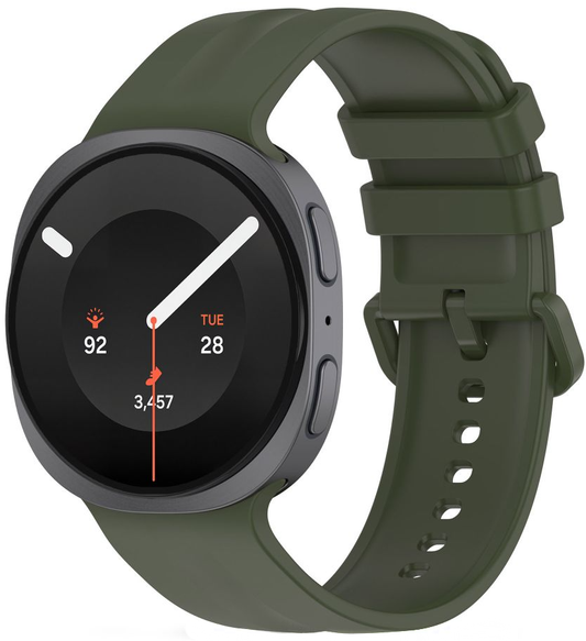 Bracelet Tech-Protect Silicone Evo pour Samsung Galaxy Watch9 / Watch8 / Watch8 Classic Series, Vert