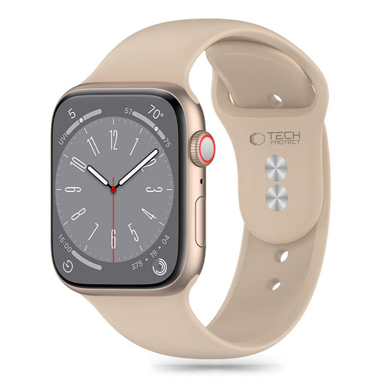 Curea Tech-Protect Silicone pentru Apple Watch 41mm / 40mm / 38mm Series, Bej