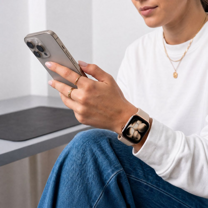Tech-Protect Silicone Strap for Apple Watch 49mm / 46mm / 45mm / 44mm Series, Beige