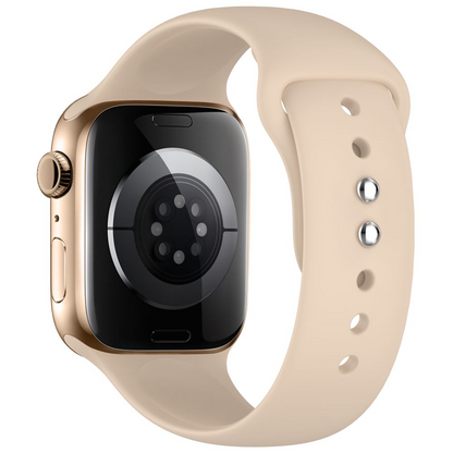Tech-Protect Silicone Strap for Apple Watch 49mm / 46mm / 45mm / 44mm Series, Beige