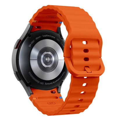 Tech-Protect - Bracelet sport en silicone pour Samsung Galaxy Watch7 / Watch FE / Watch6 / Watch5 / Watch4 Series, orange 