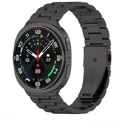 Bracelet Tech-Protect Stainless pour Samsung Galaxy Watch8 / Watch8 Classic Series, Noir
