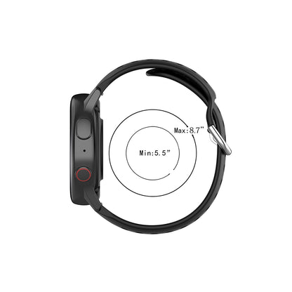 Bracelet Techsuit W004 pour Samsung Galaxy Watch / Huawei Watch Series, 20mm, Bleu Foncé