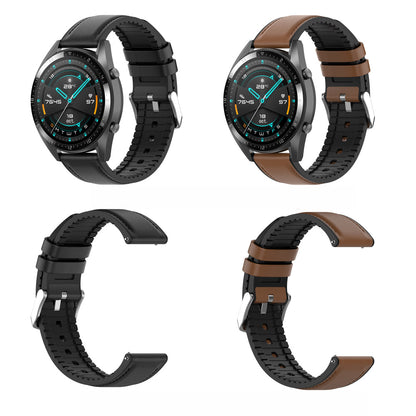 Techsuit W007 Strap for Samsung Galaxy Watch / Huawei Watch Series, 22mm, Black