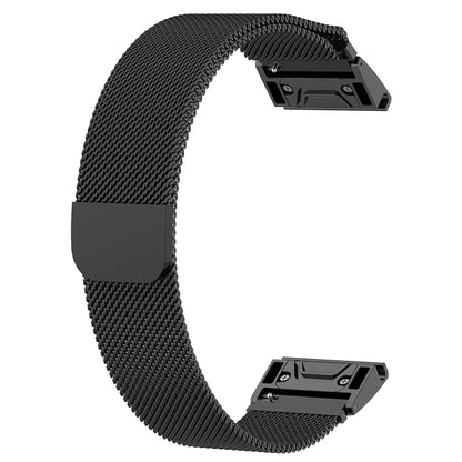 Bracelet Techsuit W009 pour Garmin Watch Fenix Series, 26mm, Noir