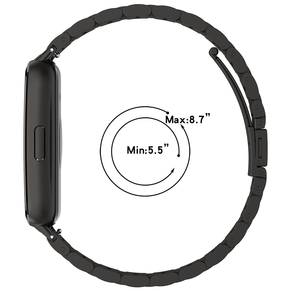 Bracelet Techsuit W010 pour Huawei Band 11 / 11 Pro, Noir