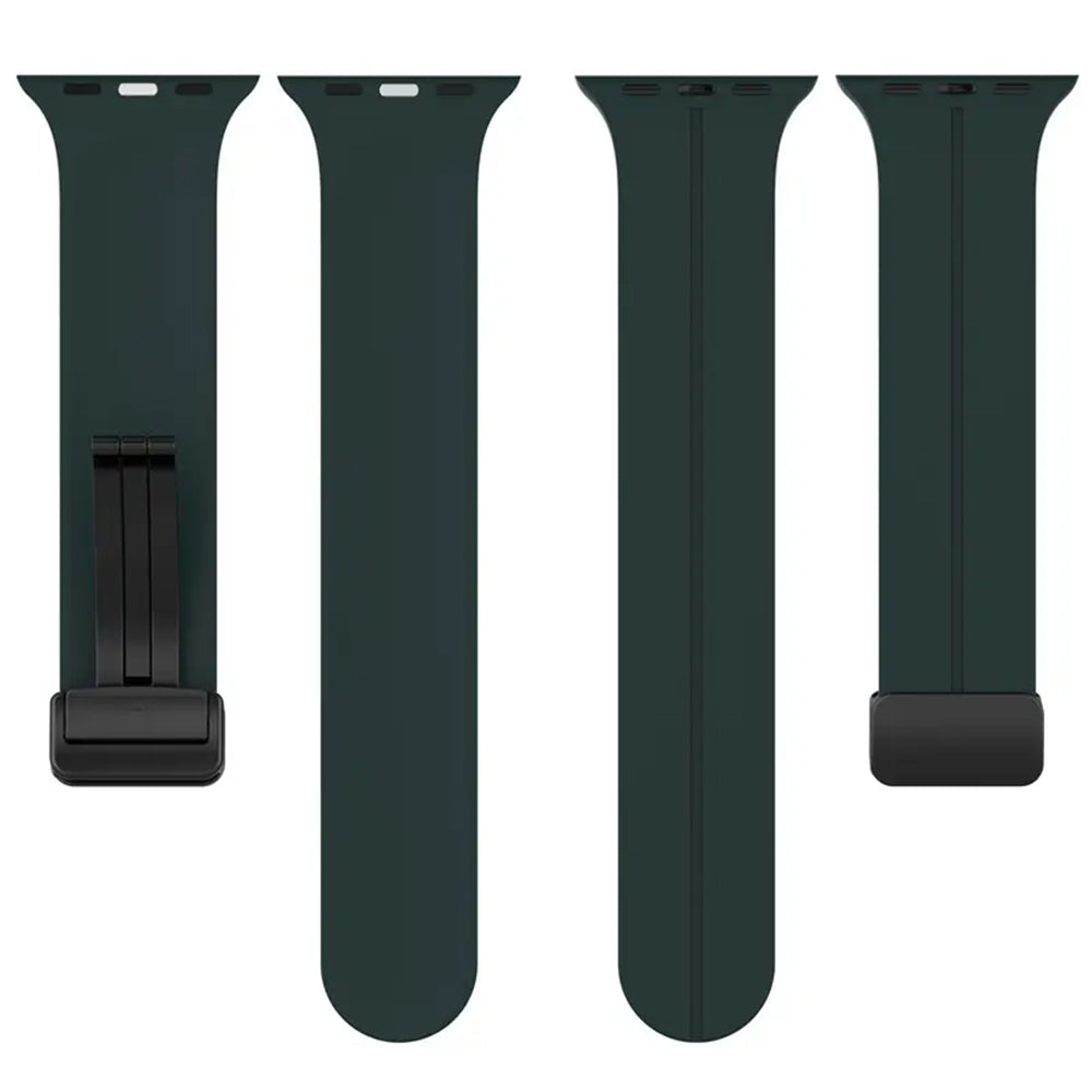 Bracelet Techsuit W011 pour Apple Watch 49mm / 46mm / 45mm / 44mm / 42mm Series, Noir