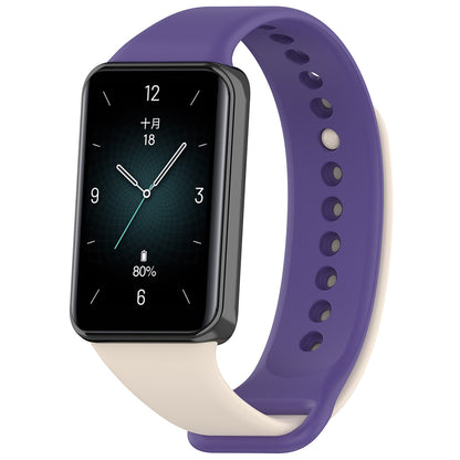 Bracelet Techsuit W014 pour Honor Band 9, Mauve Crème