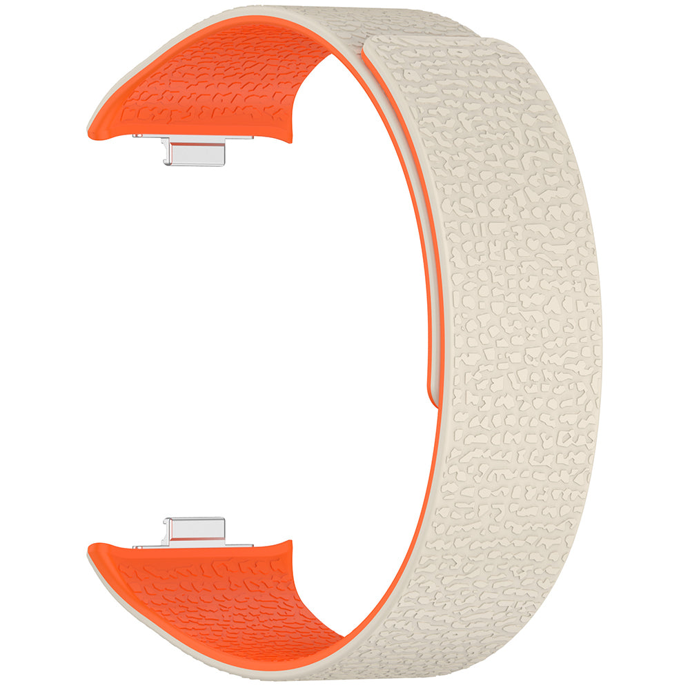 Bracelet Techsuit W016 pour Xiaomi Smart Band / Watch Series, Beige Orange