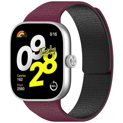 Techsuit W016 Strap for Xiaomi Smart Band / Watch Series, Black Cherry