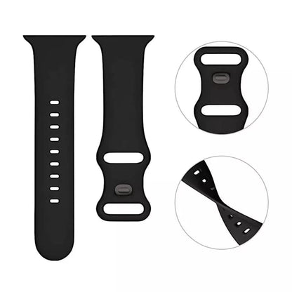 Bracelet Techsuit W031 pour Apple Watch 42mm / 41mm / 40mm / 38mm Series, Noir