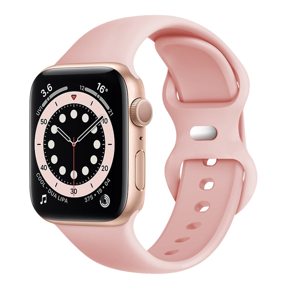 Bracelet Techsuit W031 pour Apple Watch 42mm / 41mm / 40mm / 38mm Series, Rose Clair