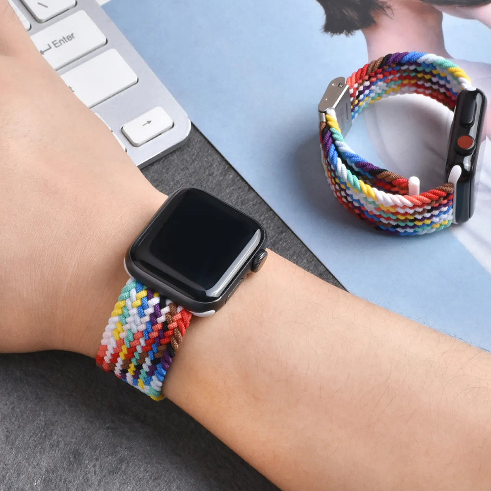 Bracelet Techsuit W032 pour Apple Watch 49mm / 46mm / 45mm / 44mm / 42mm Series, Beige