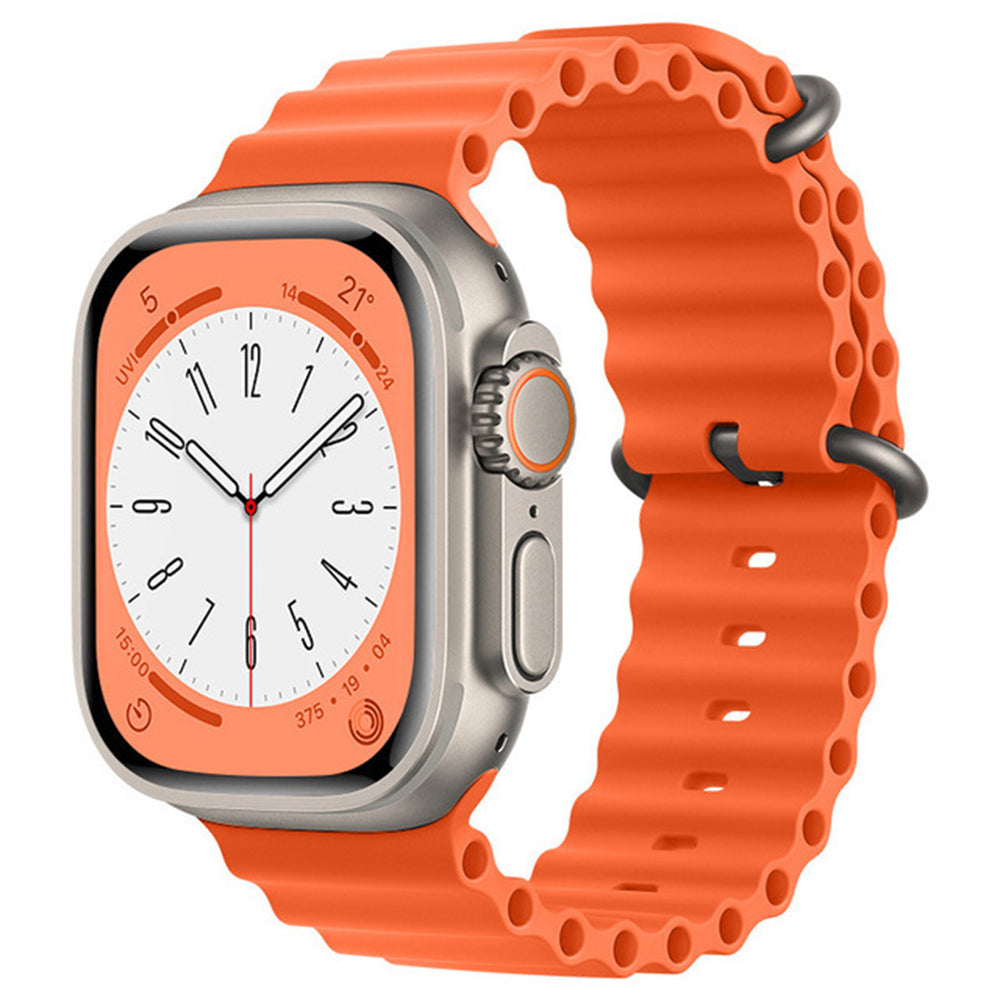 Bracelet Techsuit W038 pour Apple Watch 49mm / 46mm / 45mm / 44mm / 42mm Series, Orange