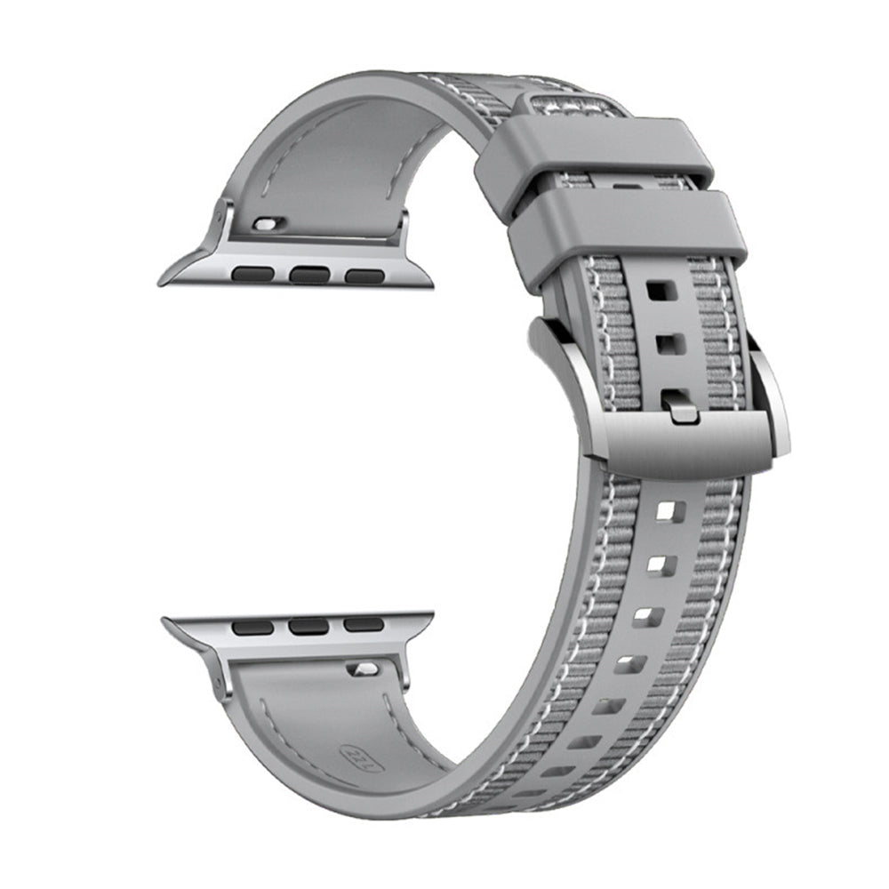 Bracelet Techsuit W051 pour Apple Watch 42mm / 41mm / 40mm / 38mm Series, Gris