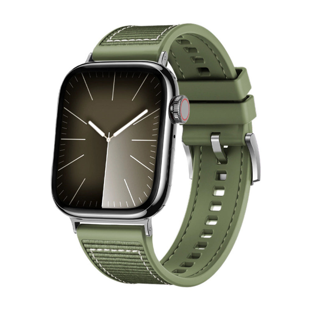 Bracelet Techsuit W051 pour Apple Watch 42mm / 41mm / 40mm / 38mm Series, Vert