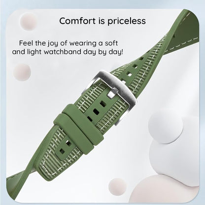 Techsuit W051 Strap for Apple Watch 49mm / 46mm / 45mm / 44mm / 42mm Series, Green