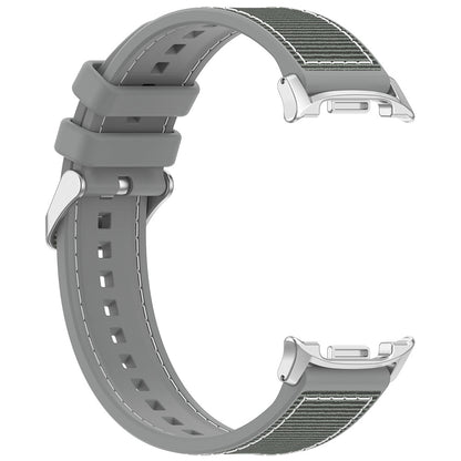Bracelet Techsuit W051 pour Samsung Galaxy Watch 8 Classic / Watch8 44mm / Watch 8 40mm, Gris