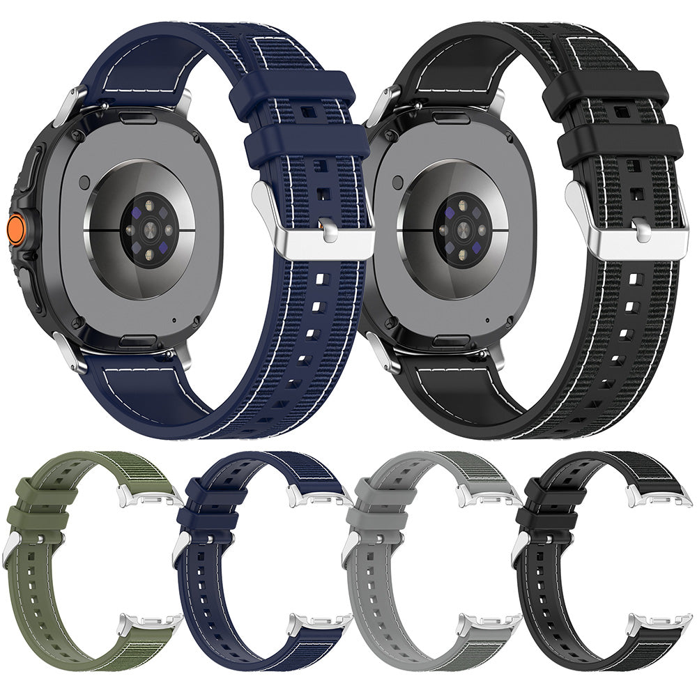 Bracelet Techsuit W051 pour Samsung Galaxy Watch 8 Classic / Watch8 44mm / Watch 8 40mm, Gris