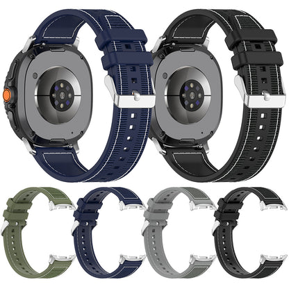 Bracelet Techsuit W051 pour Samsung Galaxy Watch 8 Classic / Watch8 44mm / Watch 8 40mm, Gris