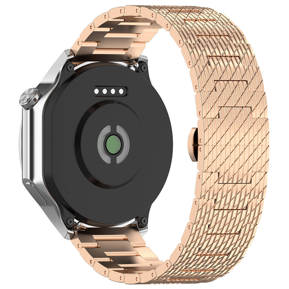 Bracelet Techsuit W052 pour Huawei Watch / Xiaomi Watch Series, 22mm, Rose Doré