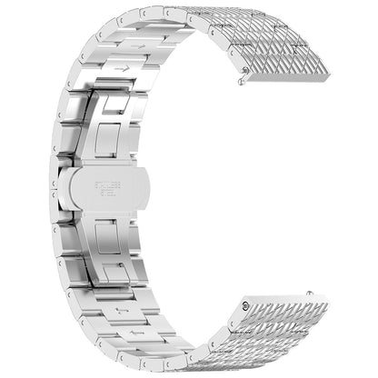 Techsuit W052 Strap for Samsung Galaxy Watch / Huawei Watch Series, 20mm, Silver