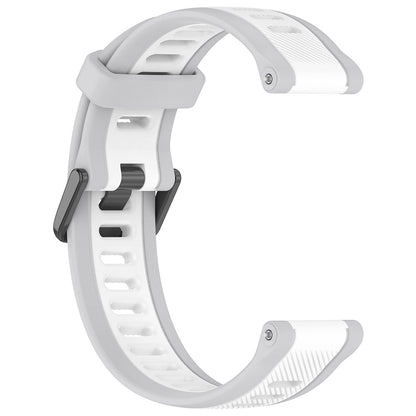 Bracelet Techsuit W053 pour Huawei Watch / Garmin Watch Series, 18mm, Blanc
