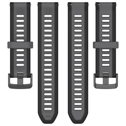 Bracelet Techsuit W053 pour Huawei Watch / Garmin Watch Series, 18mm, Blanc