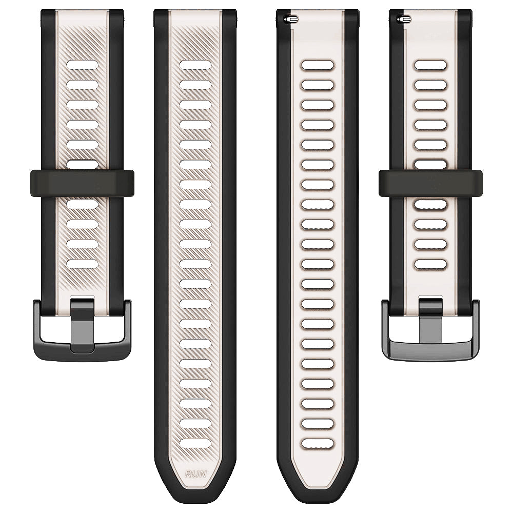 Bracelet Techsuit W053 pour Huawei Watch / Garmin Watch Series, 18mm, Beige